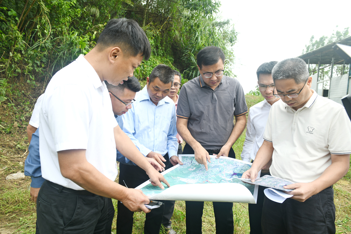 市政府主要領導到崗美鎮(zhèn)調研督導